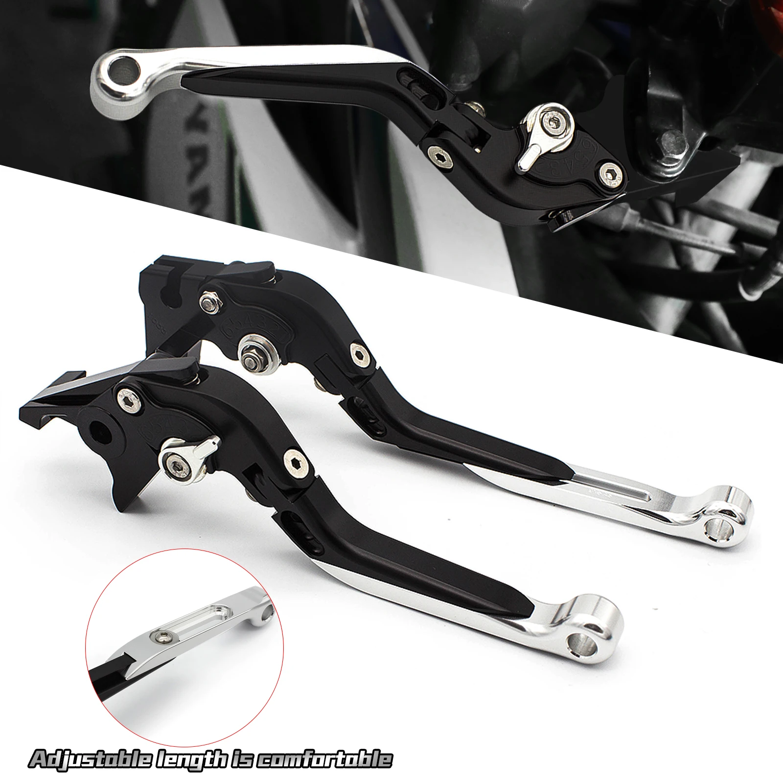 

For Ducati Monster 400 695 696 796 620 S2R 800 Scrambler 1100 Sport Special M400 CNC Folding Extendable Brake Clutch Levers