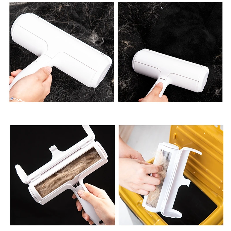 

2-Way Pet Hair Remover Roller Brush Sofa Carpet sweater plush cleaning brush Clothes Lint Remover Fabric Shaver