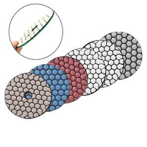 1 шт. 50100400150 насадки для сухой полировки 3 дюйма острые типа Алмазные полировальные колодки для гранита мрамора шлифовальный диск для дискового камня