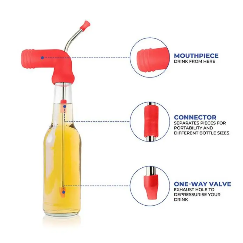 

Beer Snorkel Dispenser Funnel Chug A Beer In 3 Seconds Flat For Hookah Beer Bong KTV Bar Tailgating Beer Bar Tools Festivals