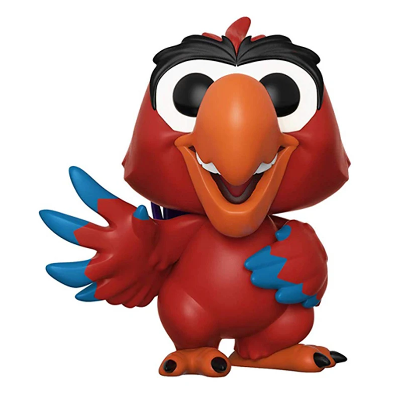 Parrot No Box Funko Pop Aladdin фигурка Abu Parrot Iago Prince Ali Genie с лампой оригинальные коллекционные игрушки 10 см - Цвет: Parrot No Box