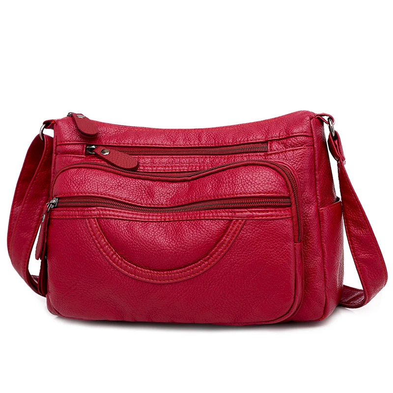 Женские сумки на плечо Роскошный кошелек женские повседневные многослойная PU