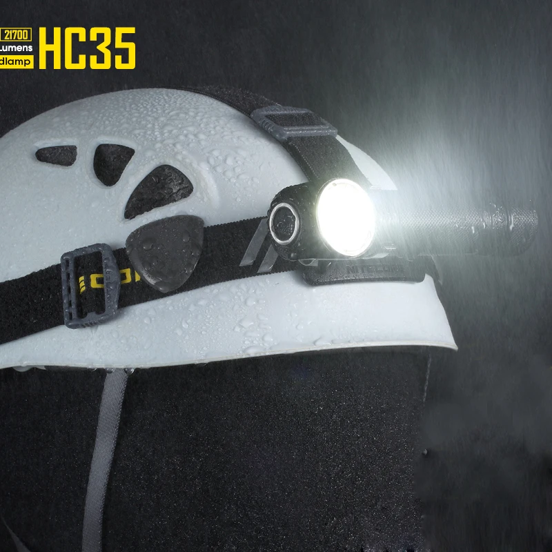 2700 люмен налобный фонарь Nitecore HC35 4 x CREE XP-G3 S3 светодиоды следующего поколения 21700