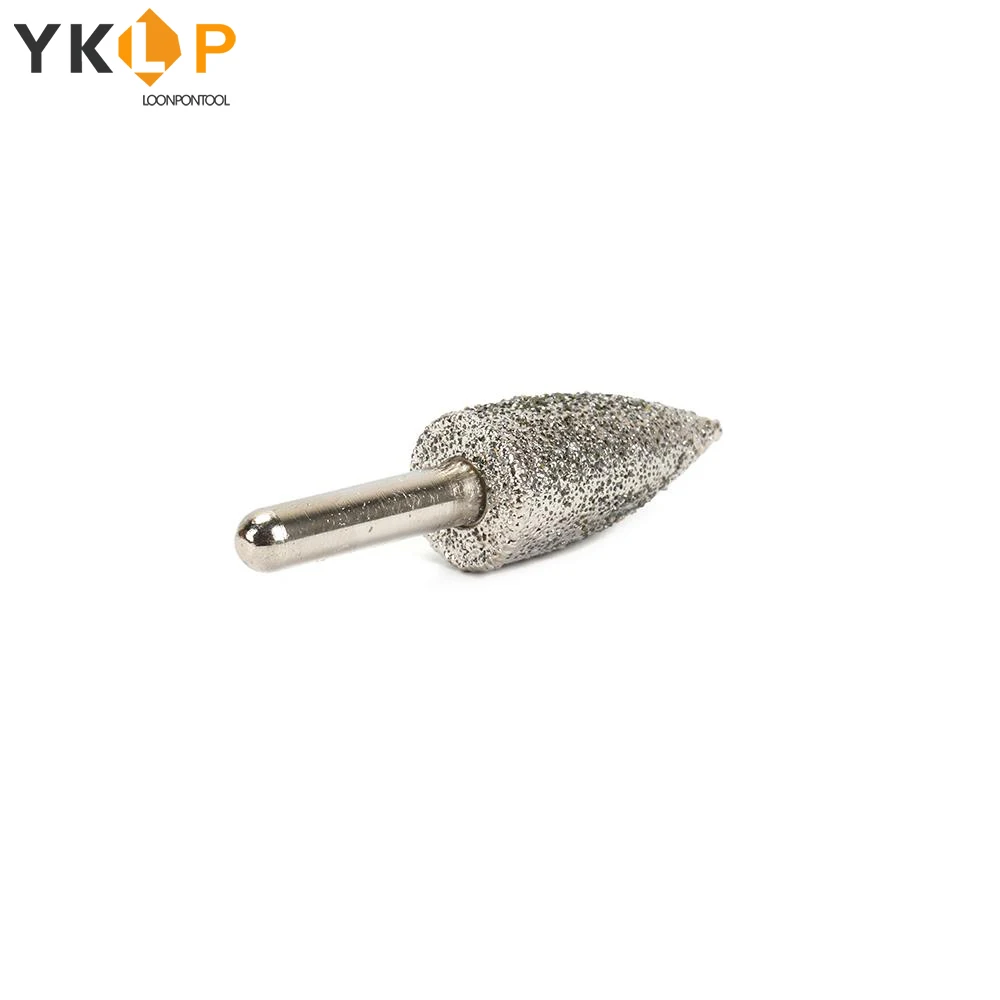 Алмазная шлифовальная головка 15 мм 6 хвостовик абразивные заусенцы в форме