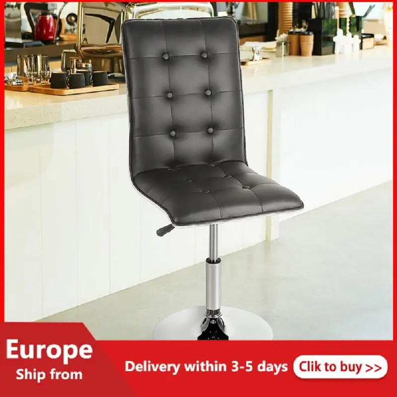 

Современные кожаные барные стулья, регулируемые простые обеденные стулья с кнопками, столовая, ресторан, мебель для дома, 2 шт./комплект, 3 цв...