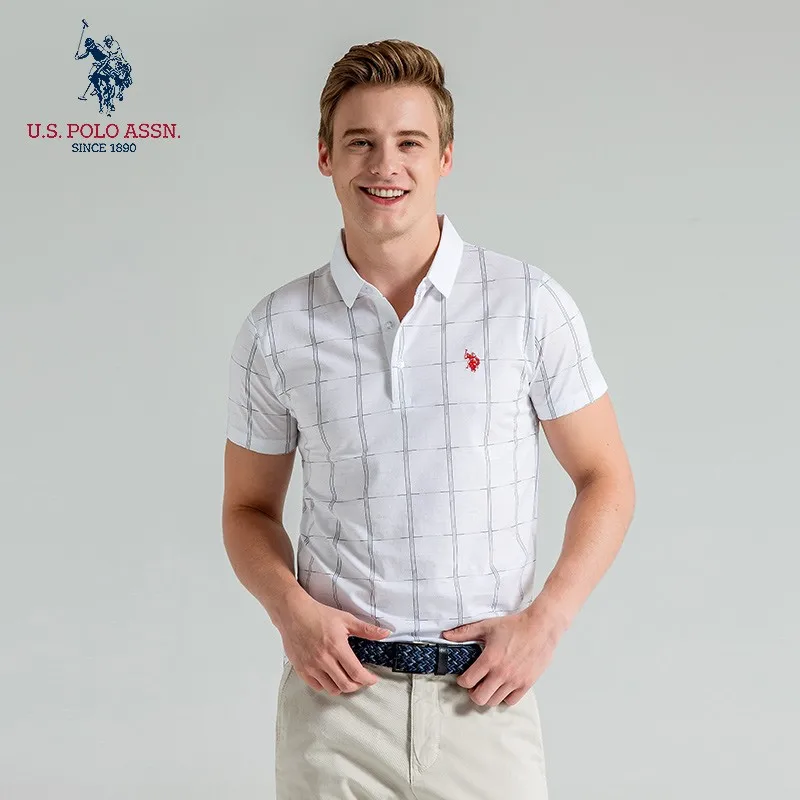 Мужская рубашка-поло летняя с коротким рукавом вышивкой | одежда