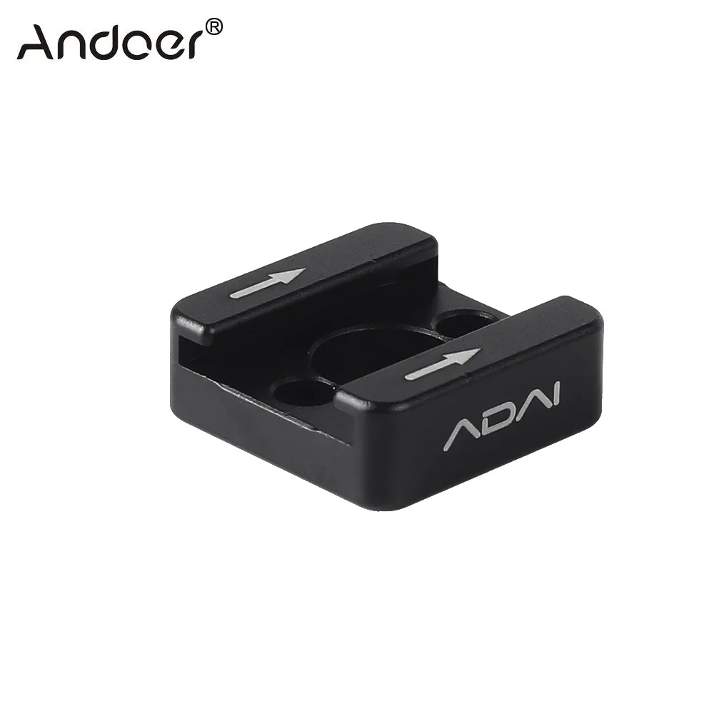 Andoer Универсальный адаптер для крепления холодного башмака подставка с