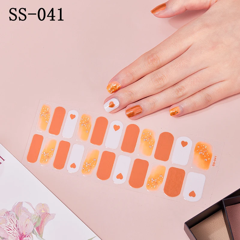 22 наклеек/лист новый СС серии исскуство ногати наклейки блестками лист простой