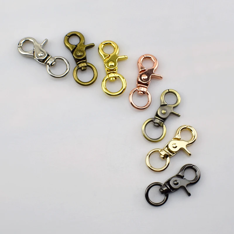 Meetee 5 шт. металлическая сумка пряжка кольцо для ключей застежки зажимы пряжки