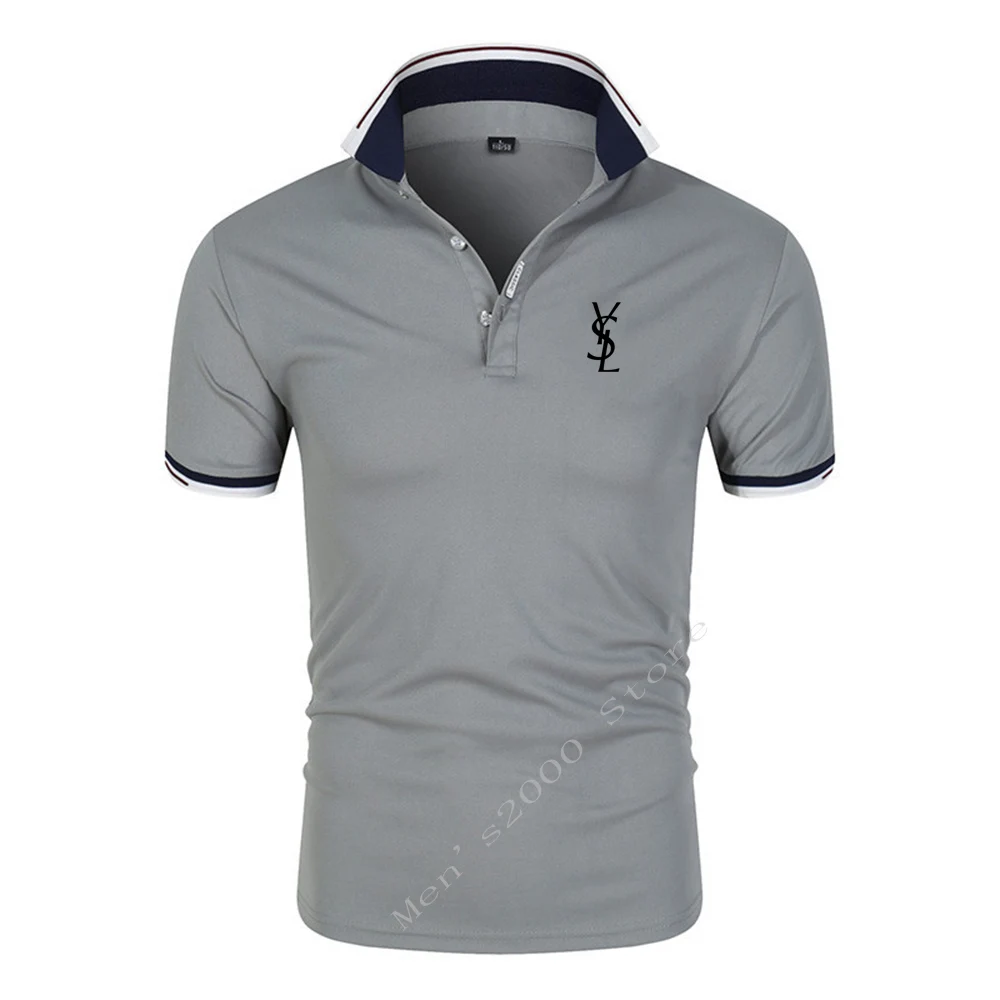 

Men's polo shirts, British short-sleeved shirts, casual breathable shirts, men's golf tennis shirts, men's shirts, men's large s