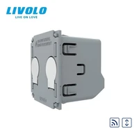 livolo eu standard without glass panel the base of touch house home led remote curtains switch ac 220250v vl c702wr