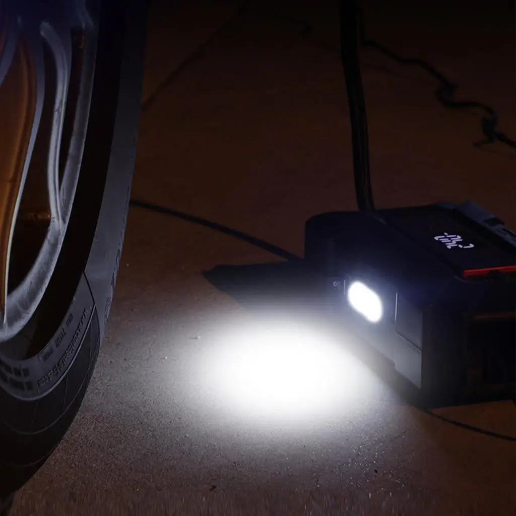 Цифровой насос для накачивания шин 12 В автомобильный воздушный компрессор со