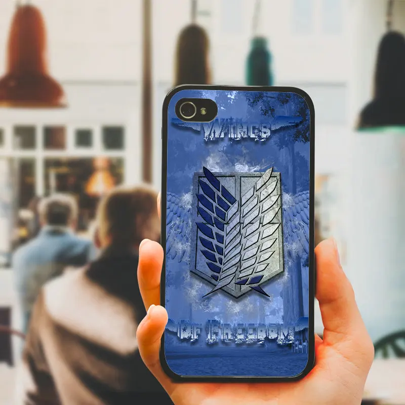 Чехол с рисунком из японского аниме атака на Титанов | Мобильные телефоны и