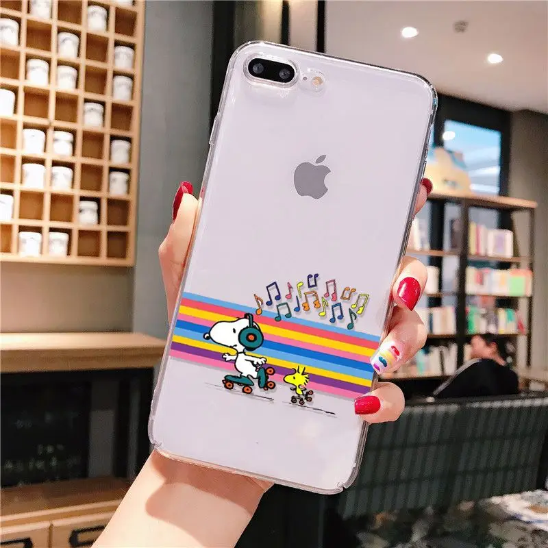 Yinuoda мультфильм Чарли Браун и собака Новинка чехол для телефона Fundas iPhone 8 7 6 6S Plus X XS