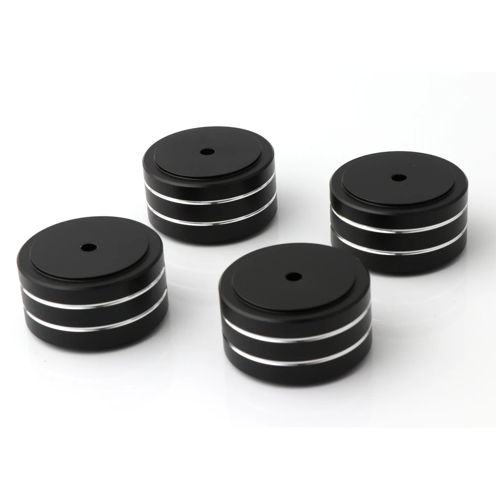 4Pcs SP4020 HiFi AMP Speaker Aluminum Isolation Feet Pad Use For Turntable DAC Stereo Audio Speakers Amplifier Pads 40x20mm | Электроника