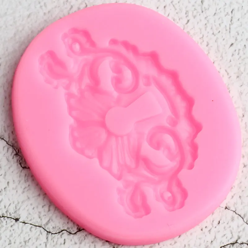 3D Замочная скважина торта границы силиконовые формы кекс сделай сам Топпер