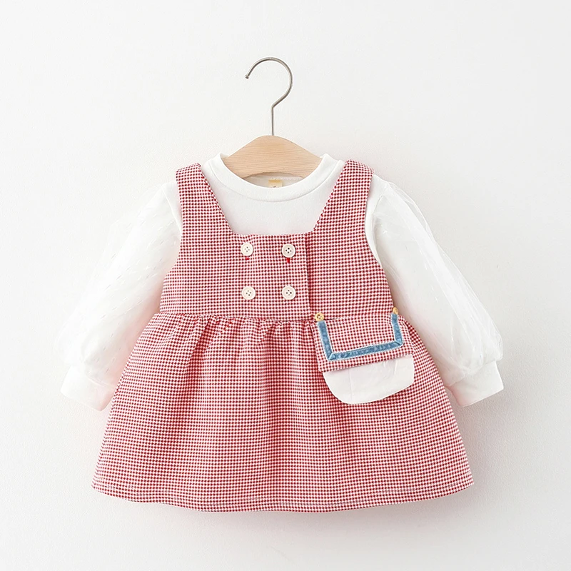 

Bear Leader 2021 Autumn 2Pcs Outfit For Kids Clothing Girls Top+Suspender Skirt Sets For Newborn Baby Girls Suit 0-3 Years