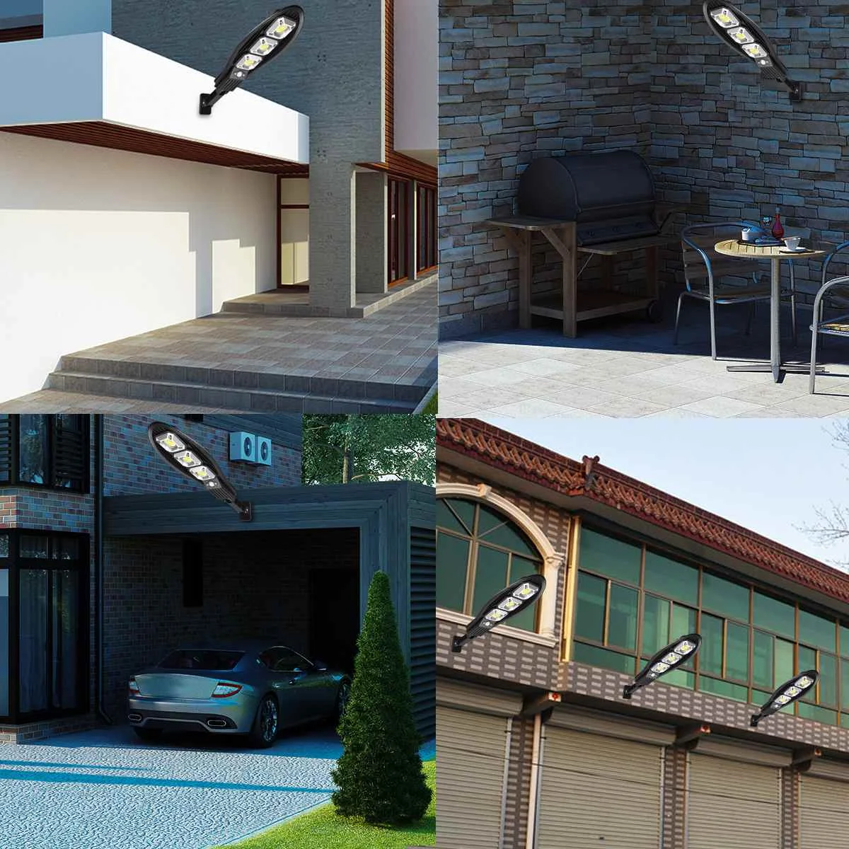 Solar Sensor Security Light 60/90 COB LED Ultra Bright IP65 Waterproof Outdoor Wall Lamp for Garden Fence Yard or Entrance Use | Лампы и