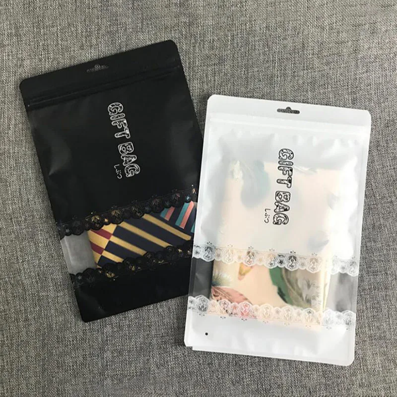 100 шт белый и черный пластиковый шарф нижнее белье носки подарочная упаковка