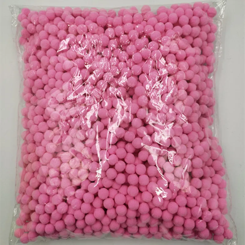 Оптовая продажа помпоны 2000 шт. мягкие 8 мм Пушистый Плюшевый ховой мемячик