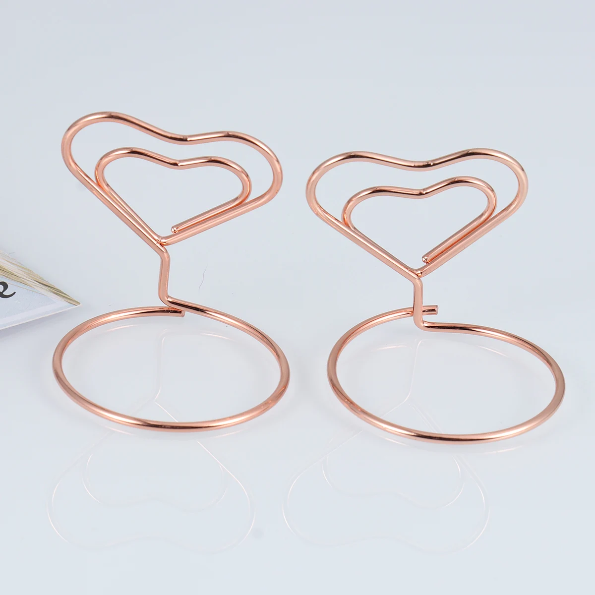 20 шт. декоративные держатели для карт в форме сердца милые банкетов и столов с