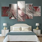 5 панельных панелей, лезвие призрака, ловушка ньер: Automata A2, игра, холст, печатная живопись для гостиной, настенное искусство, Декор, картина, плакат