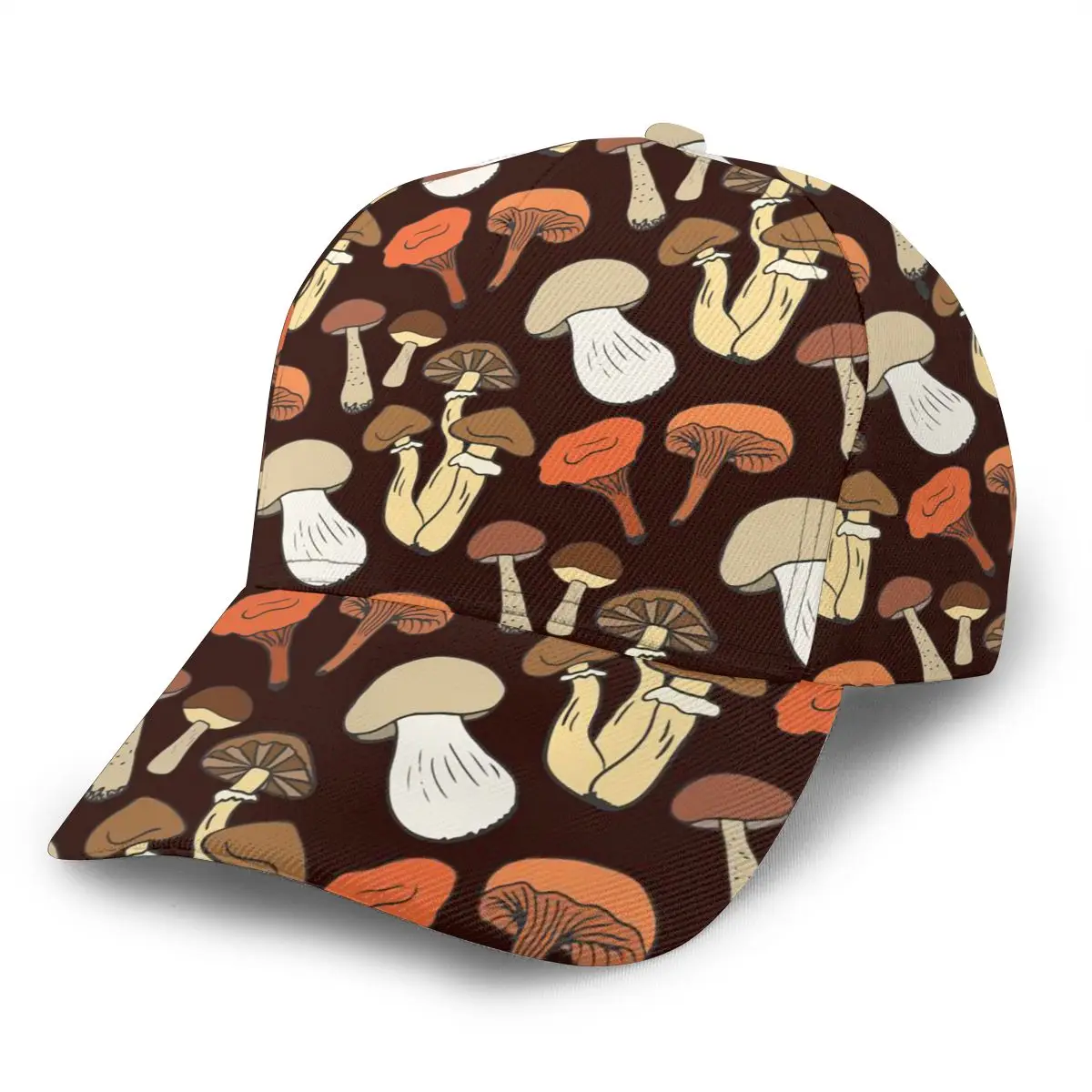 

NOISYDESIGNS Summer Autumn Fashion Men Women Baseball Cap Mushrooms Pattern Hat HipHop Adjustable Cool Sunhat Casquette 2021