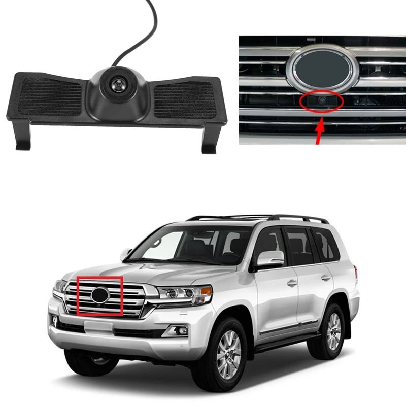 AHD CCD Car Front View Camera for Toyota LAND CRUISER 2016-2018 Parking Camera Night Vision Waterproof