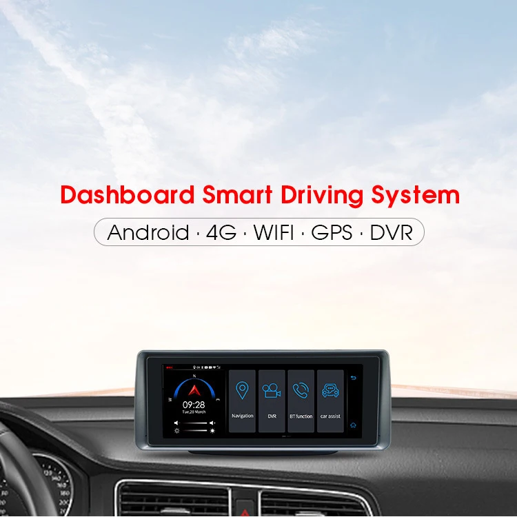 Новый 6 86 дюймов 4G Автомобильный видеорегистратор Android 5.1Gps навигация Wifi Hd 1080P