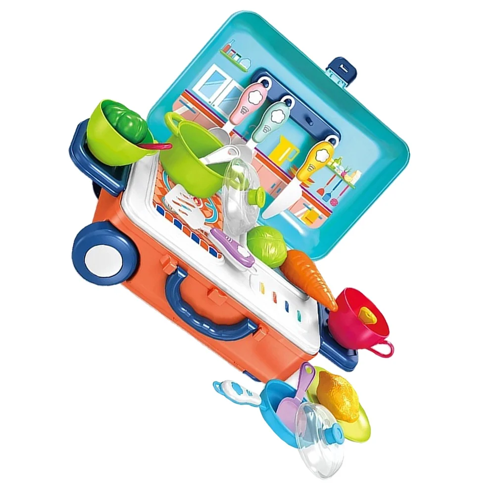

1 Set of Simulation Kitchenware Toys Kitchen Pretend Play Toys Children Gift