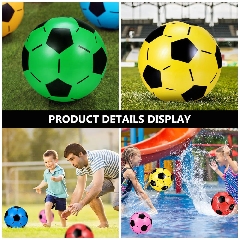 

4pcs High Bounce Outdoor Sports Soccer Balls for Playground Home School Play