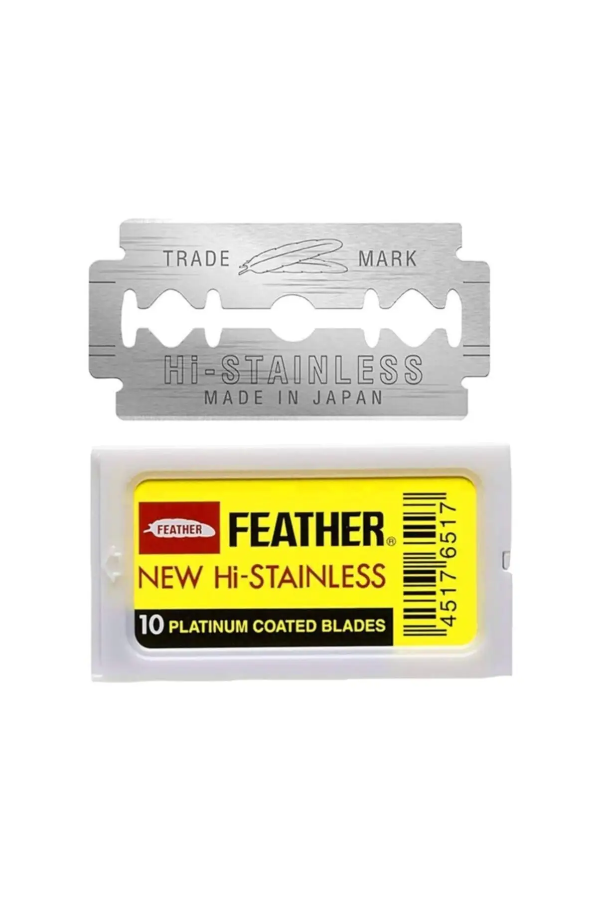 Перо японский Полный бритвы лист лезвия 10 штук в 1 упаковке влажное бритье чистое