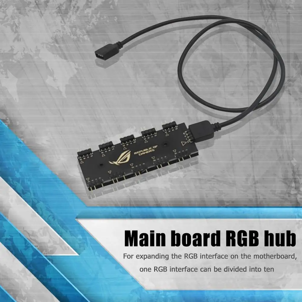 Разветвитель-разветвитель для GIGABYTE AURA Sata типа RBG 5 В 3 контакта/12 4 контакта |