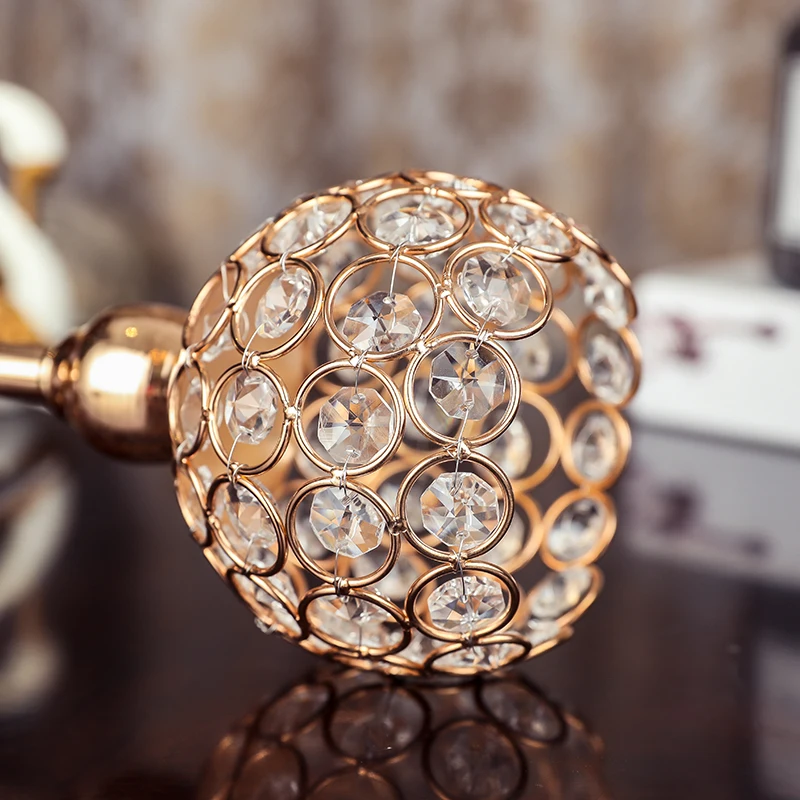 Новинка Хрустальный подсвечник для свечи Свадебный Рождественский Хэллоуин