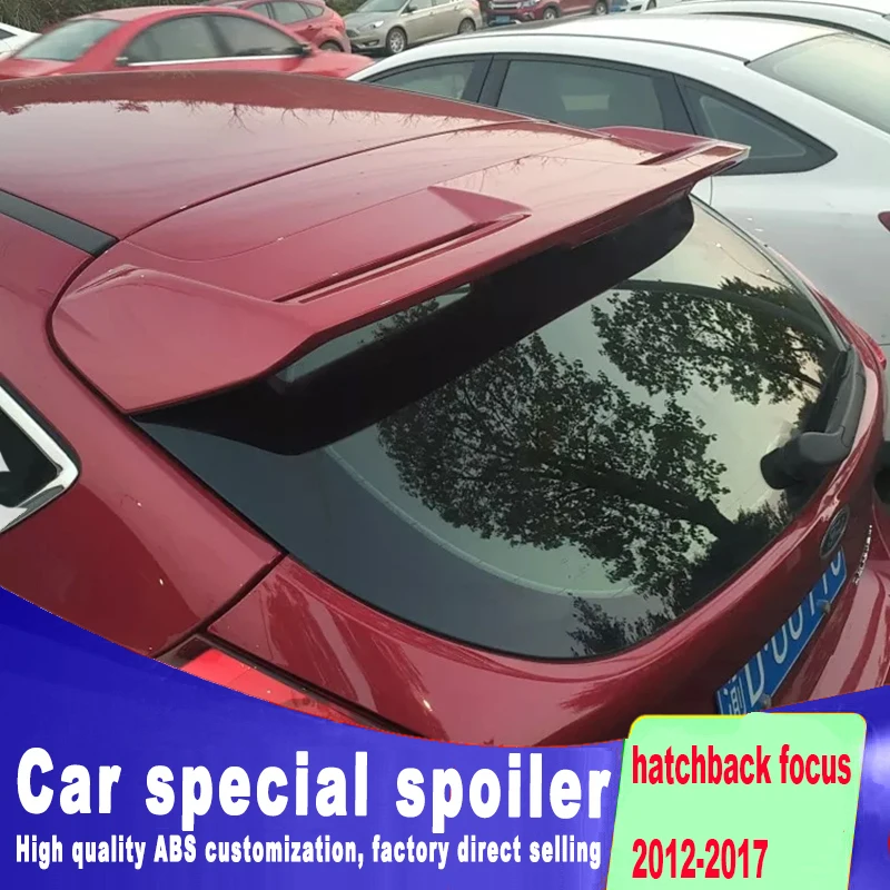Новый дизайн Стабильный Большой спойлер для ford focus hatchback 2012 2013 2014 2015 2016 2017 праймер