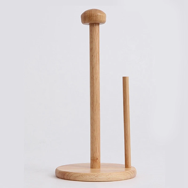 Деревянный бумажный держатель для полотенец Держатель кухонных салфеток