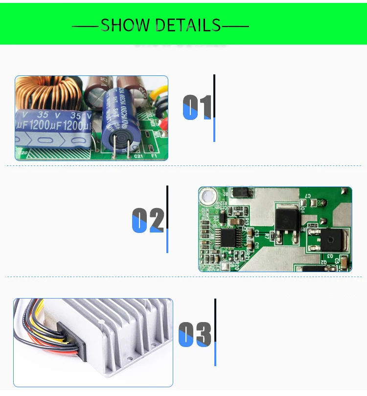 Преобразователь постоянного тока 12 V-24 V 1A 2A 3A 5A 8A 10A 12A 15A 20A 21A 25A Водонепроницаемый шаг вверх импульсный повышающий стабилизатор Напряжение постоянного/переменного тока постоянного тока в постоянный преобразователи