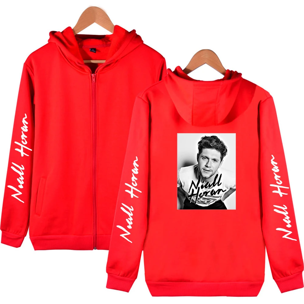 

2020 Hot Sale Niall Horan Fashion Prints Zipper Hoodies Women/Men Long Sleeve Hooded Sweatshirt Casual Streetwear Clothes