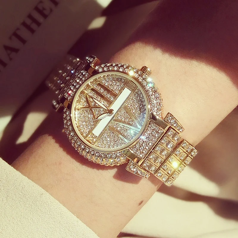 2018 Brand Watch Quartz Ladies Gold Fashion Wrist Watches Diamond Stainless Steel Women Wristwatch Girls Female Clock Hours 2019 | Наручные