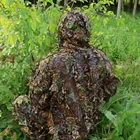 Листья пончо джунгли Ghillie костюмы Охота камуфляжная одежда 3D бионический лист Yowie сетка для охоты добавить Uttons более удобное