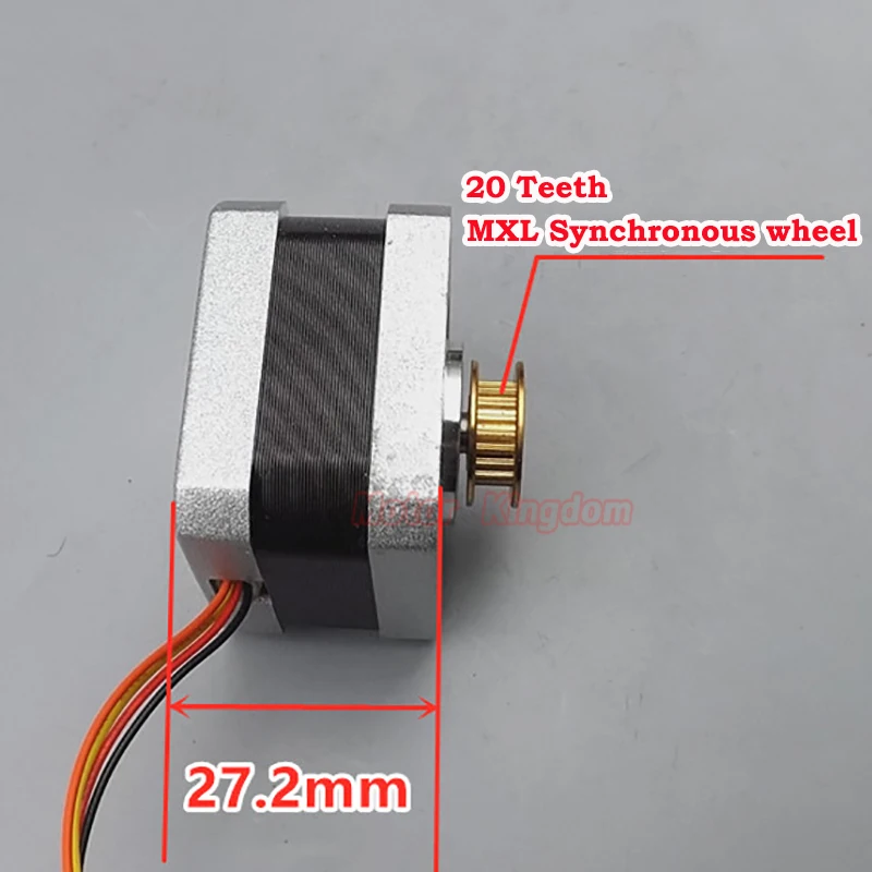 Прецизионный шаговый двигатель Micro 42 мм 1 8 градусов 2 фазный 4 проводной
