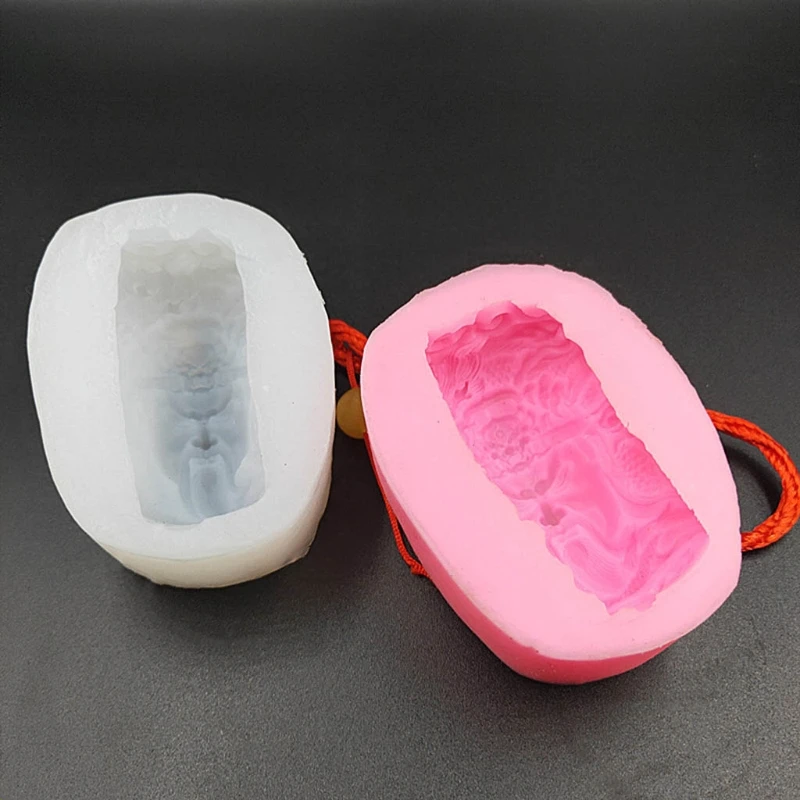3D Human Head Ornaments Epoxy Resin Mold DIY Aromatherapy Plaster Silicone Mould