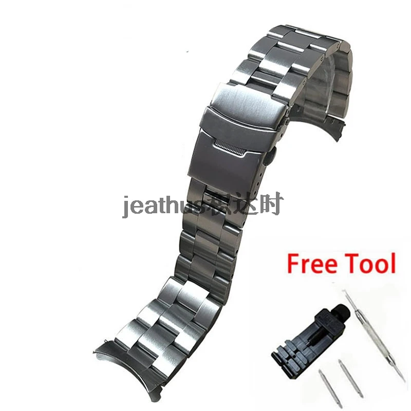 Ремешок для часов jeathus из нержавеющей стали Ширина 22 мм casio DC citizen BM8475 и т. Д.|wrist