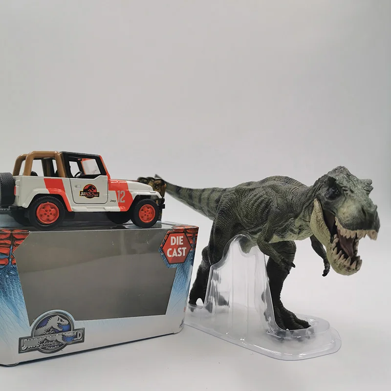 12 2 см 1/43 весы из металлического сплава литье под давлением Jeep Wrangler Jurassic парк