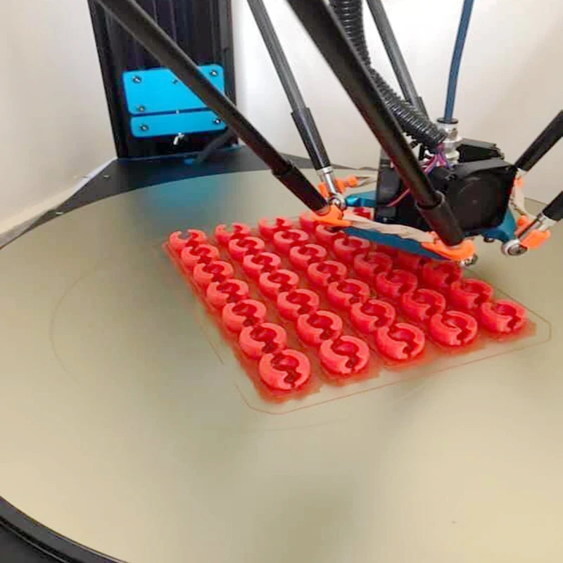 Энергичный 3d принтер пружина стальной лист предварительно примененный PEI 240 мм круглое удаление печать сборка пластина обновление для Delta Kossel Тепловая кровать