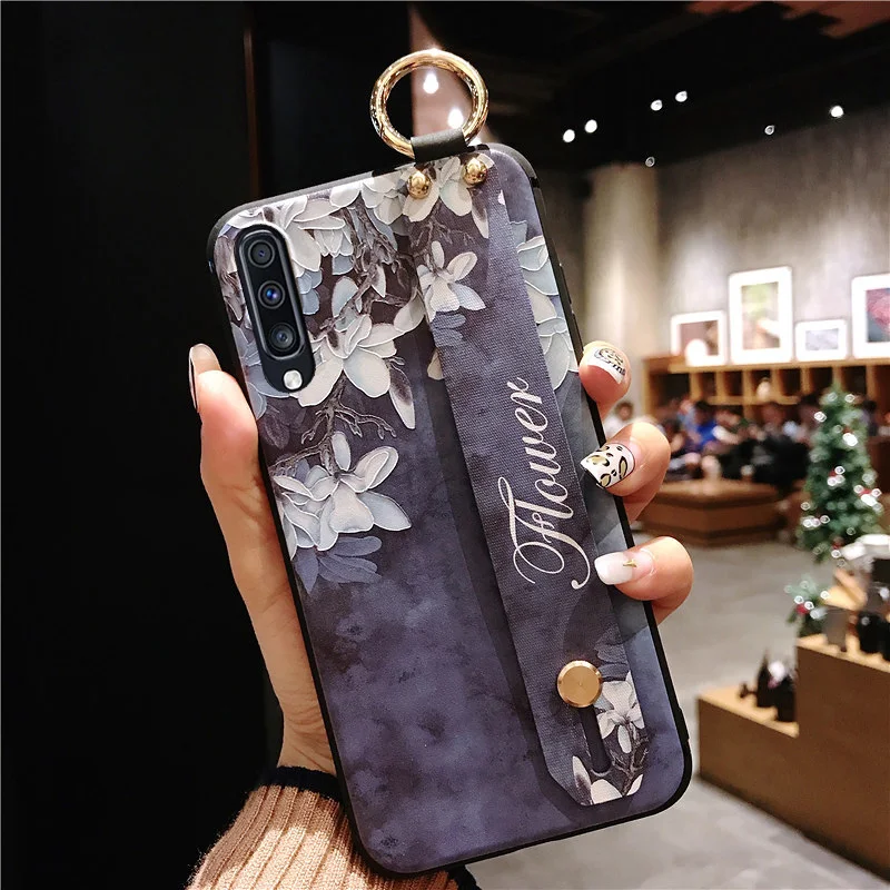 SK3-03WDYuLBlue SoCouple чехол для samsung Galaxy A50 A70 A30 A20 A10 S8 S9 S10 Plus, Note 8, 9, 10, плюс A40 A60 S10e ремешок держатель телефона чехол - Цвет: SK3-03WDYuLBlue