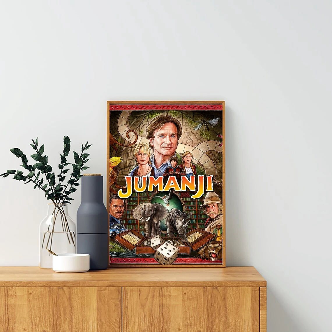 Постер с фильмом Jumanji обложка на холсте индивидуальный постер украшение для дома