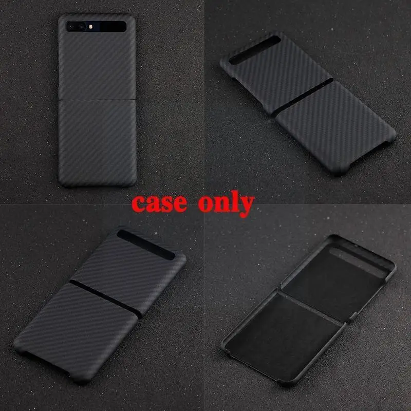 

Suitable For Samsung Z Flip Galaxyfold F7000 Folding Phone Screen Protective Fiber Mobile Carbon Case Anti-fall Cover K9N5