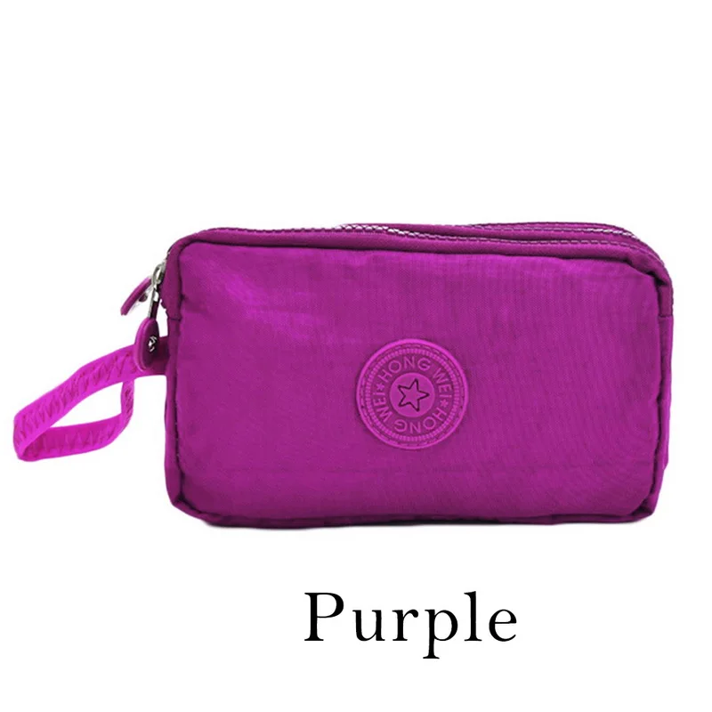 Purple Женский кошелек, женский холщовый клатч, держатель для карт, Длинный кошелек, вечерняя сумочка, Женский кошелек для монет - Цвет: Purple