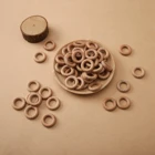 10 шт., деревянные детские кольца-грызунки из бука, 3025 мм